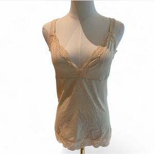 Only Hearts Cream Lace Trim Camisole